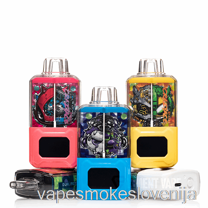 Vape Petrol Crazyace B15000 Modra Sladka Vata Za Enkratno Uporabo